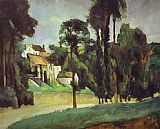 Paul Cezanne Canvas Paintings - Road at Pontoise